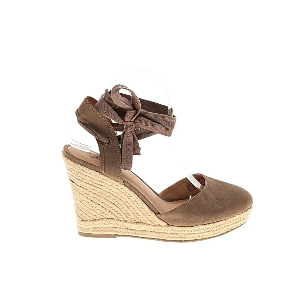 Brash Tan Wedge Espadrilles